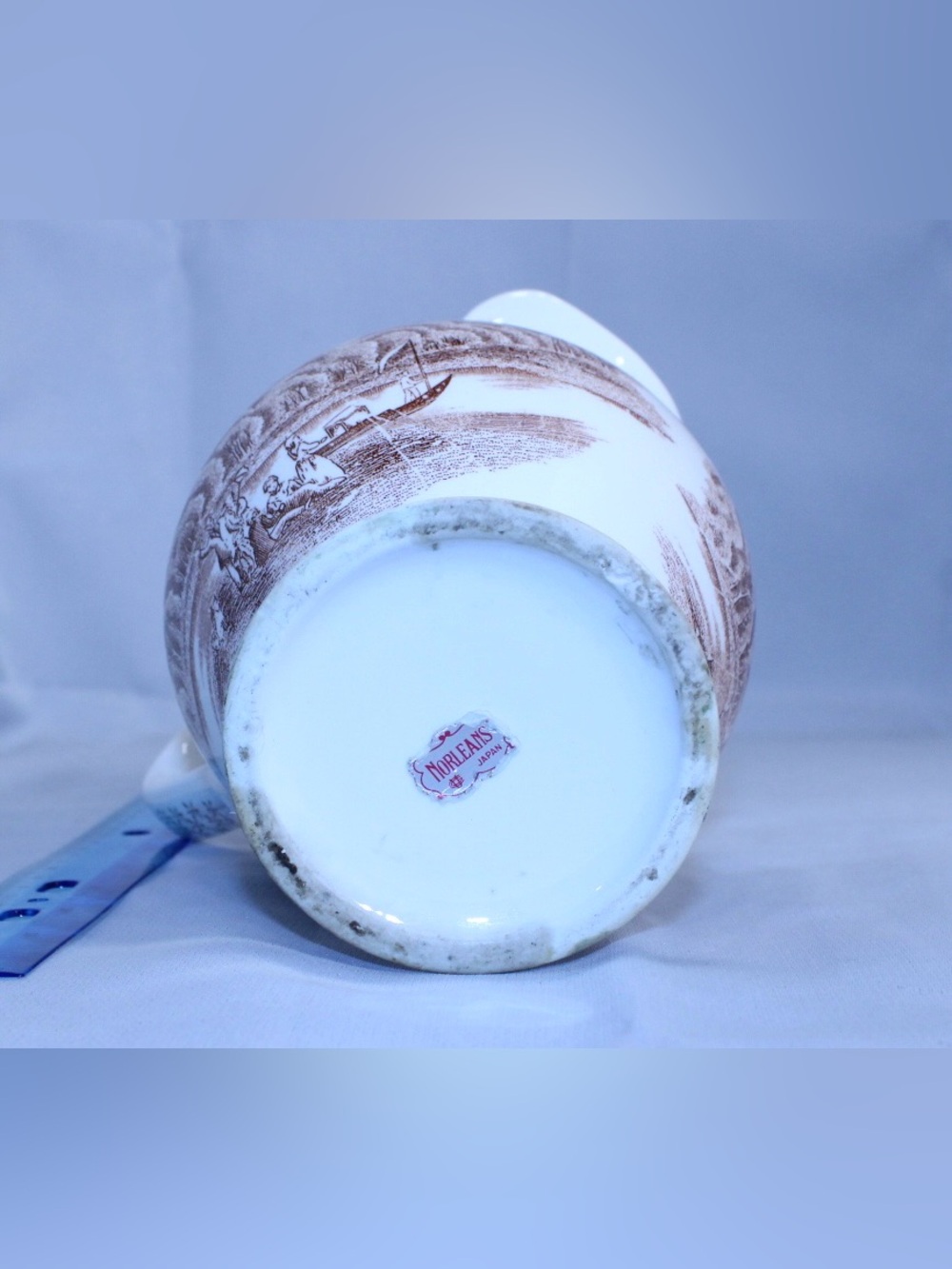 Norleans Brown and White Pitcher - Picture 6 of 6